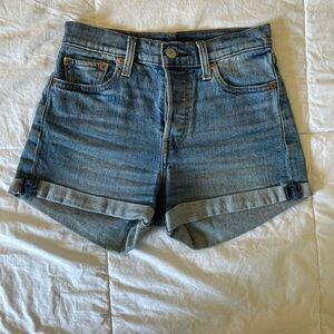Classic Blue Denim Women's Shorts
